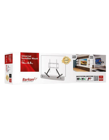 Наклонное настенное крепление BARKAN E820, Чёрный
