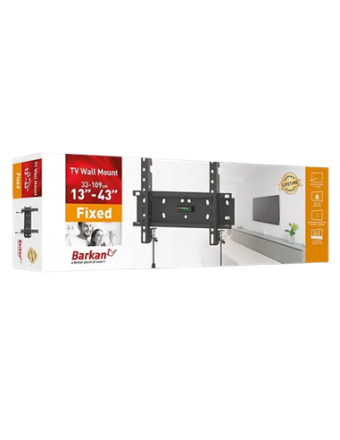 Suport fixat pe perete BARKAN E20, Negru