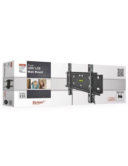 Suport fixat pe perete BARKAN E20, Negru