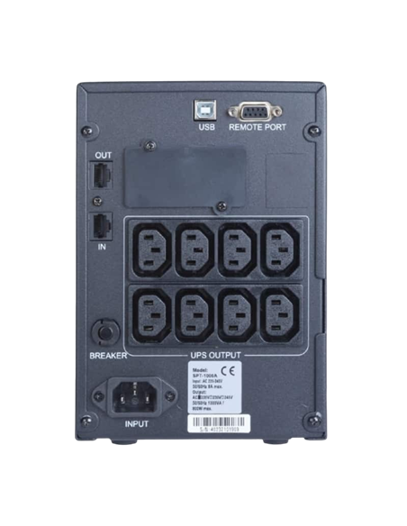 Sursă de alimentare neîntreruptibilă PCM SPT-1500, Linear-interactiv, 1500VA, Turn