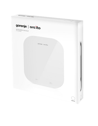 Cântar electronic de bucătărie Gorenje Ora ito KT10 ORAW, Alb