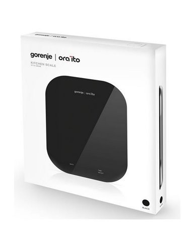 Электронные кухонные весы Gorenje Ora ito KT10 ORAB, Чёрный