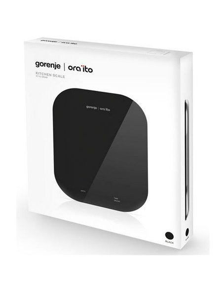 Электронные кухонные весы Gorenje Ora ito KT10 ORAB, Чёрный