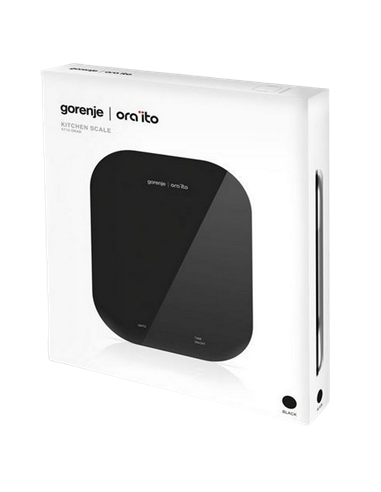 Электронные кухонные весы Gorenje Ora ito KT10 ORAB, Чёрный