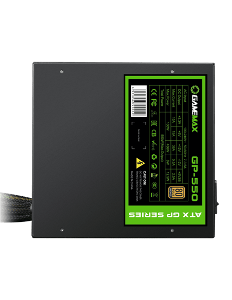 Sursă Alimentare PC Gamemax GP-550, 550W, ATX, Nemodular
