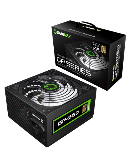 Sursă Alimentare PC Gamemax GP-550, 550W, ATX, Nemodular