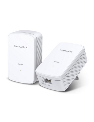Адаптер Powerline MERCUSYS MP500 KIT, AV1000, 1000 Мбит/с, Белый