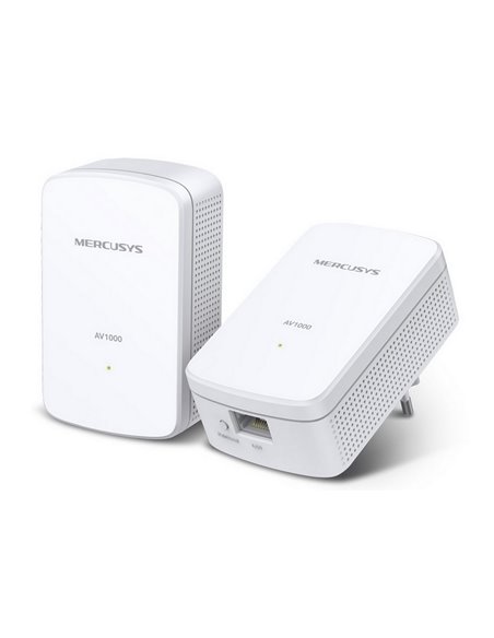 Powerline Adapter MERCUSYS MP500 KIT, AV1000, 1000 Mbps, Alb
