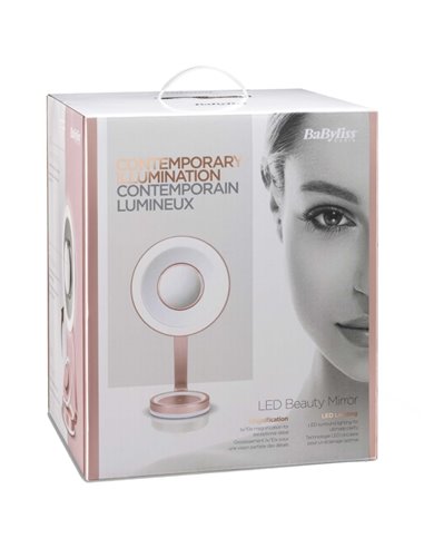 Зеркало Косметическое BaByliss 9450E, Розовый