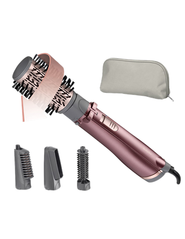 Фен-щётка BaByliss Beliss Big Hair AS960E, 1000 Вт, Розовый