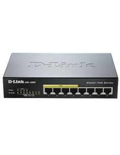 PoE коммутатор D-Link DGS-1008P, 4x IEEE 802.3af