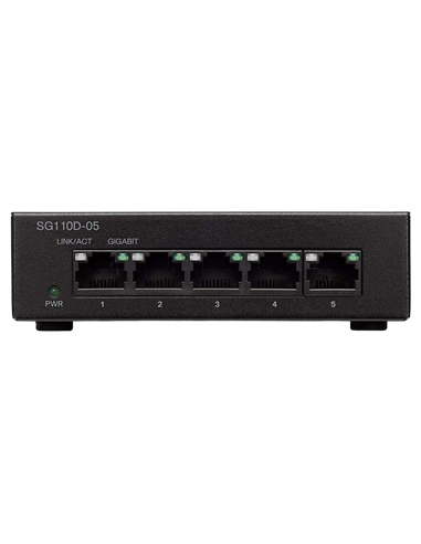 Switch de rețea Cisco SG110D-05, 5x 10/100/1000 Mbps