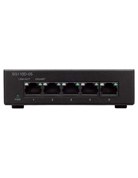 Switch de rețea Cisco SG110D-05, 5x 10/100/1000 Mbps