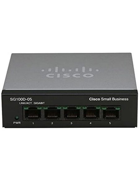 Сетевой коммутатор Cisco SG110D-05, 5x 10/100/1000 Мбит/с