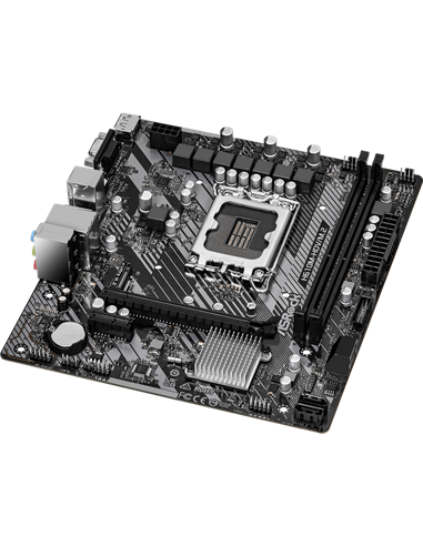 Материнская плата ASRock H610M-HDV/M.2 R2.0, LGA1700, Intel H610, Micro-ATX