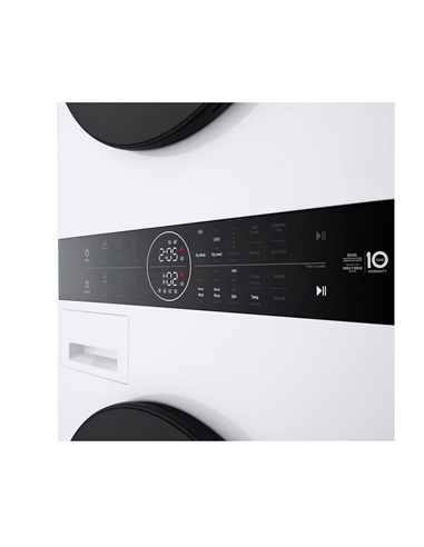 Mașină de spălat cu uscător LG WT1210WWF, 12kg, Alb