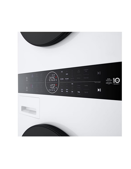 Mașină de spălat cu uscător LG WT1210WWF, 12kg, Alb