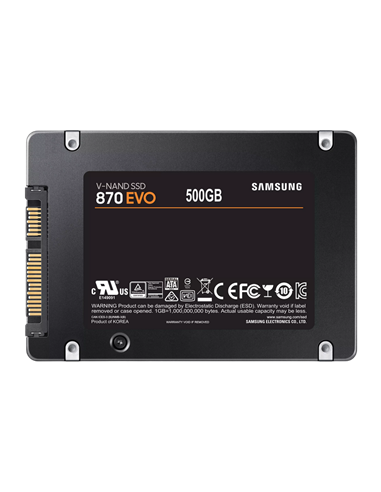Накопитель SSD Samsung 870 EVO MZ-77E500, 500Гб, MZ-77E500BW