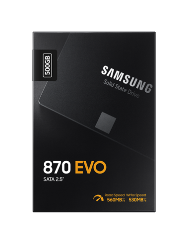 Накопитель SSD Samsung 870 EVO MZ-77E500, 500Гб, MZ-77E500BW