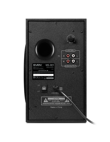 Компьютерные колонки 2.1 SVEN MS-301, Чёрный