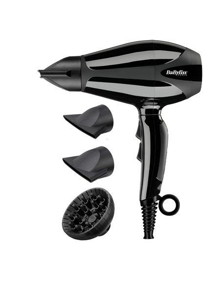Фен BaByliss Compact Pro 6715E, 2400 Вт, Чёрный Фен BaByliss Compact Pro 6715E, 2400 Вт, Чёрный