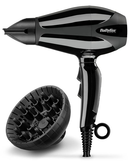 Фен BaByliss Compact Pro 6715E, 2400 Вт, Чёрный Фен BaByliss Compact Pro 6715E, 2400 Вт, Чёрный