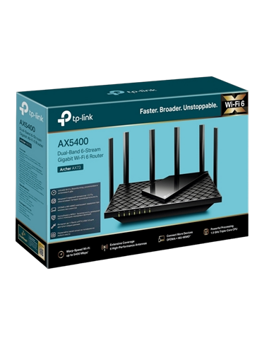 Router fără fir TP-LINK Archer AX73, Negru