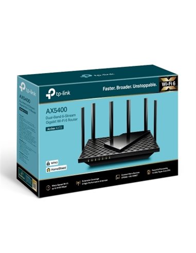 Router fără fir TP-LINK Archer AX73, Negru
