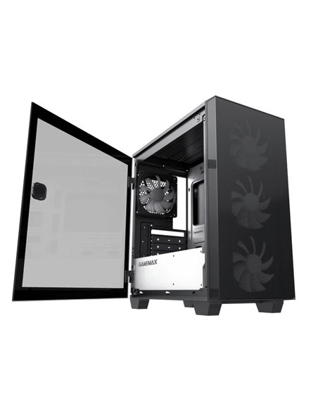Carcasă PC Gamemax Aero Mini ECO, Micro-ATX, Fără PSU, Negru Carcasă PC Gamemax Aero Mini ECO, Micro-ATX, Fără PSU, Negru