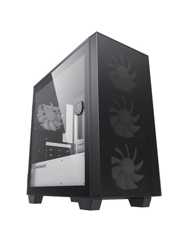 Компьютерный корпус Gamemax Aero Mini ECO, Micro-ATX, Без блока питания, Чёрный