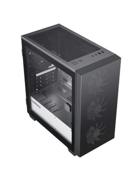 Carcasă PC Gamemax Aero Mini ECO, Micro-ATX, Fără PSU, Negru Carcasă PC Gamemax Aero Mini ECO, Micro-ATX, Fără PSU, Negru