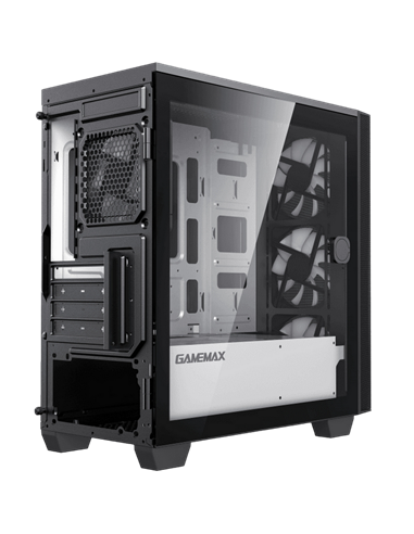 Carcasă PC Gamemax Aero Mini ECO, Micro-ATX, Fără PSU, Negru