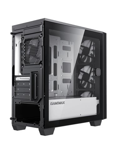 Carcasă PC Gamemax Aero Mini ECO, Micro-ATX, Fără PSU, Negru