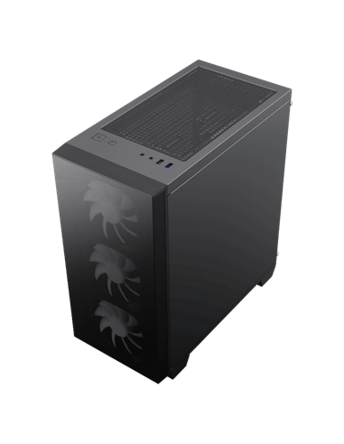 Carcasă PC Gamemax Aero Mini ECO, Micro-ATX, Fără PSU, Negru