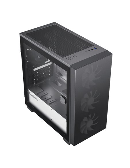 Carcasă PC Gamemax Aero Mini ECO, Micro-ATX, Fără PSU, Negru Carcasă PC Gamemax Aero Mini ECO, Micro-ATX, Fără PSU, Negru
