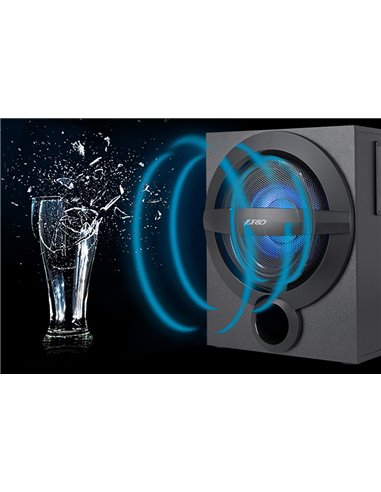 Компьютерные колонки 2.1 F&D A140X, Чёрный