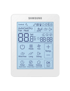 Telecomanda pentru aparat de aer conditionat Samsung MWR-SH11N, Alb