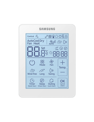 Пульт для кондиционера Samsung MWR-SH11N, Белый