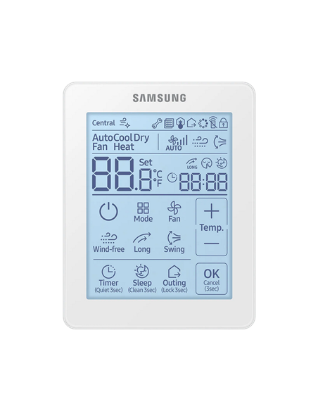 Пульт для кондиционера Samsung MWR-SH11N, Белый