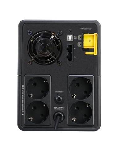 Источник бесперебойного питания APC Back-UPS BX2200MI-GR, Линейно-интерактивный, 2200VA, Башня