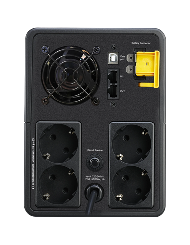 Sursă de alimentare neîntreruptibilă APC Back-UPS BX1600MI-GR, Linear-interactiv, 1600VA, Turn