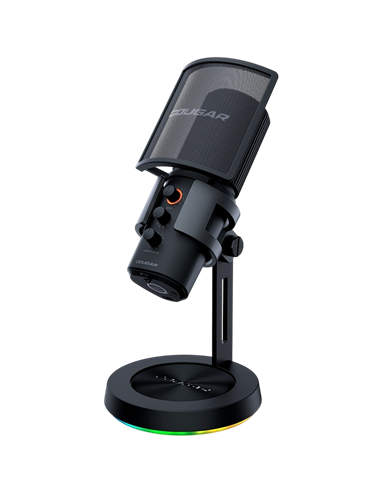 Microfon Gaming Cougar Screamer-X, Cu fir, Negru