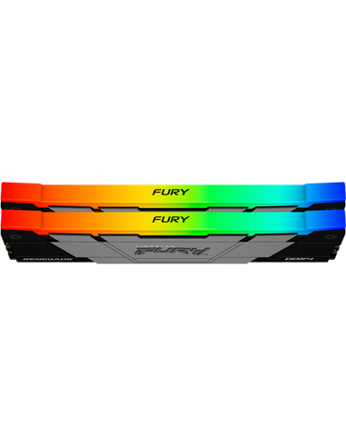 Оперативная память Kingston FURY Renegade RGB, DDR4 SDRAM, 3600 МГц, 16Гб, KF436C16RB2AK2/16
