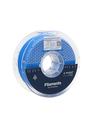 Filament pentru imprimantă 3D Gembird 3DP-PLA1.75HY-01-B, PLA, Albastru, 1.75 mm, 1kg