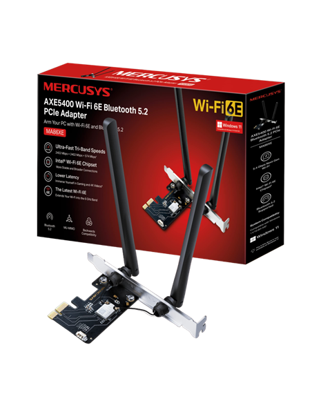 Сетевой адаптер PCIe MERCUSYS MA86XE, PCI-E