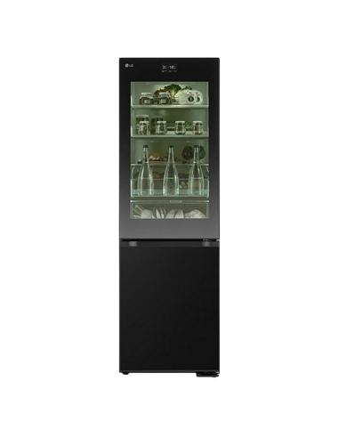 Холодильник LG GBG7190CEV, Чёрный