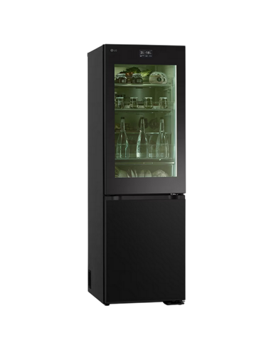 Холодильник LG GBG7190CEV, Чёрный