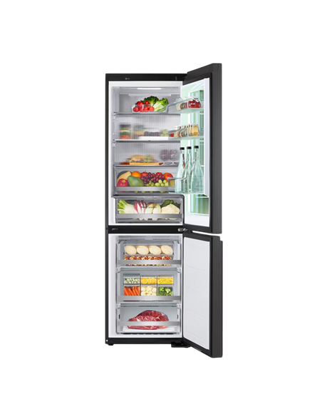Холодильник LG GBG7190CEV, Чёрный