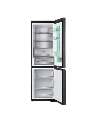 Холодильник LG GBG7190CEV, Чёрный