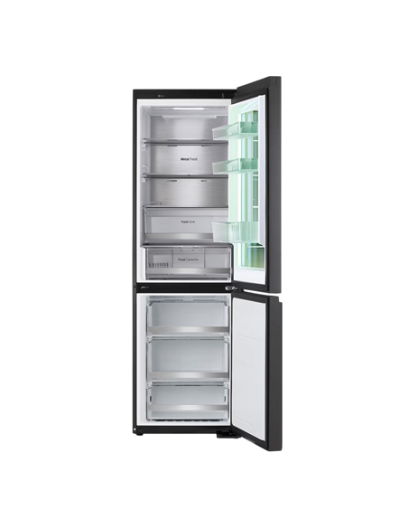 Холодильник LG GBG7190CEV, Чёрный